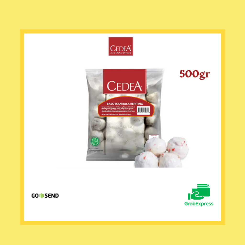 

Cedea Baso Kepiting [500g]/Bakso Kepiting