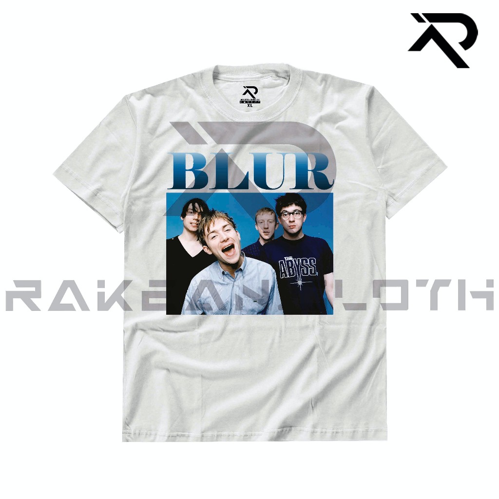RKN Kaos Music Blur MUS-78 Unisex Combed 30s PUTIH