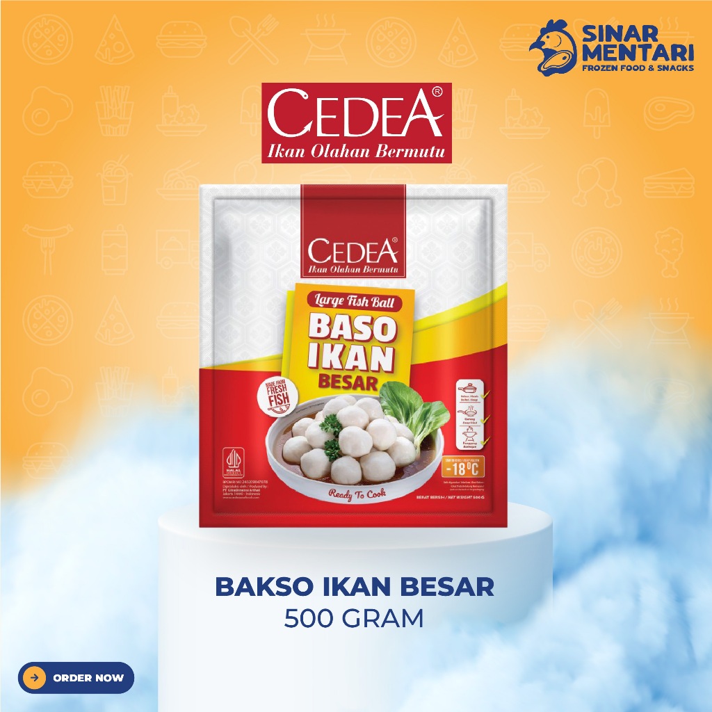 

CEDEA Baso Bakso Ikan Besar 500 gram