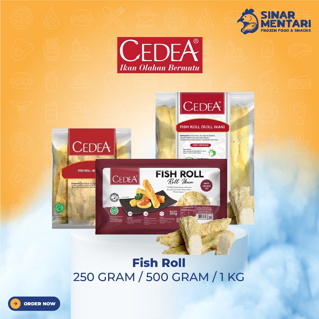 

CEDEA Fishroll Fish Roll 500 gram