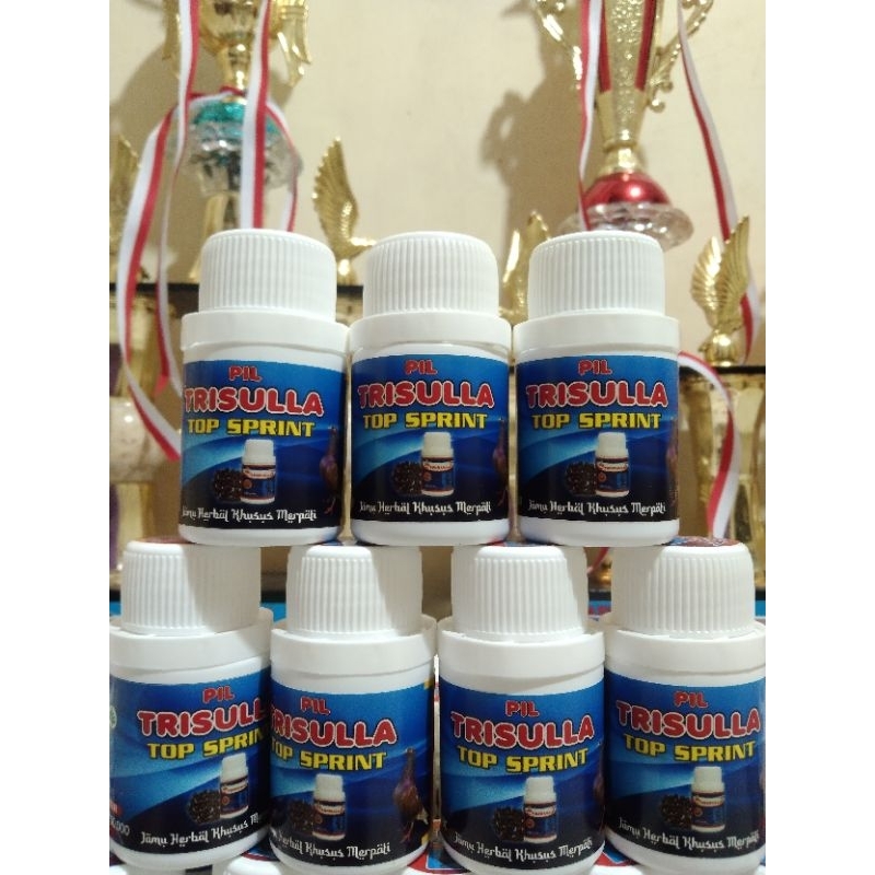 JAMU MERPATI KOLONG 100 PIL TRISULA Spesial edition TOP SPRINT MENAMBAH CC DAN GAYA SPEED TERBANG MA
