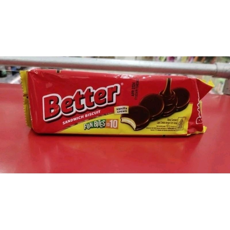 

Better fun bites 120 Gram isi 10 Biskuit