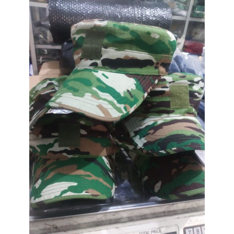 TOPI PET KOMANDO NKRI TNI AD ORIGINAL