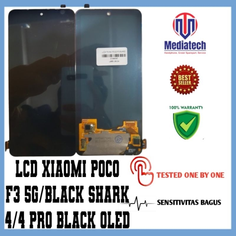 LCD XIAOMI POCO F3 5G/REDMI K40/K40 PRO/K40 PRO+/M111I/BLACK SHARK 4/4 PRO BLACK ORG OLED 6.67"