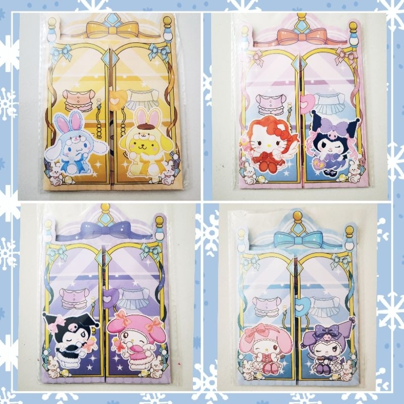 

4 pc Stiker Kuromi Hellokitty