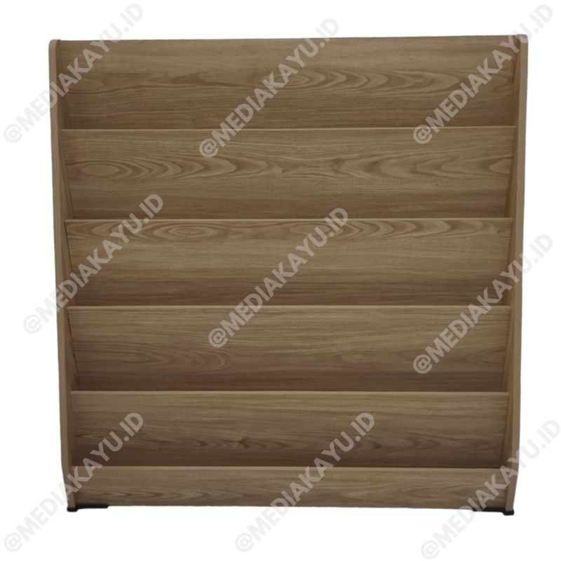 rak buku anak, bookshelf montessori premium - serat kayu