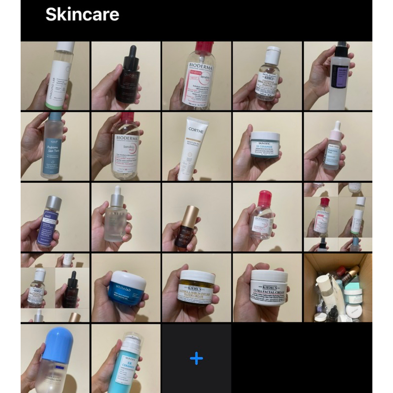 BOTOL KOSONG BEKAS SKINCARE / KEMASAN KOSONG SKINCARE