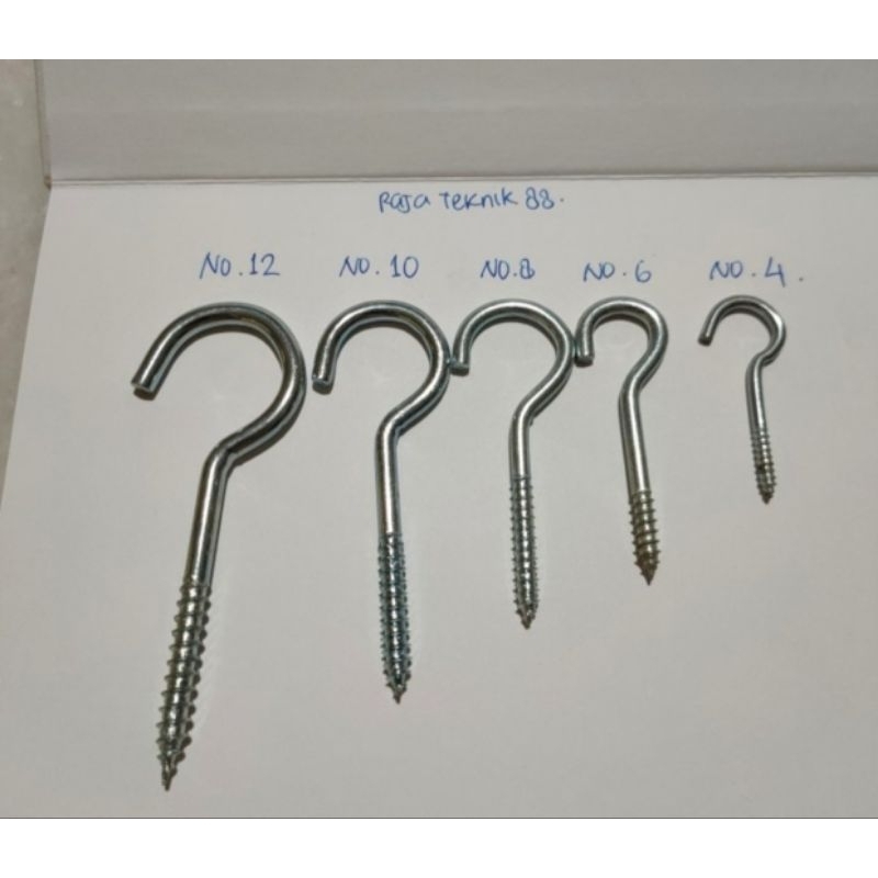 sekrup tanda tanya no. 3 / sekrup tanda tanya no. 4 / sekrup tanda tanya no. 6 / sekrup tanda tanya 