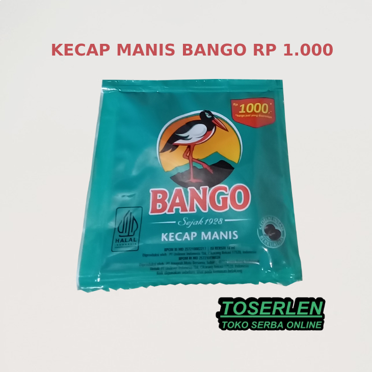 

Kecap Manis Murah/ Bango Saset Harga 1.000