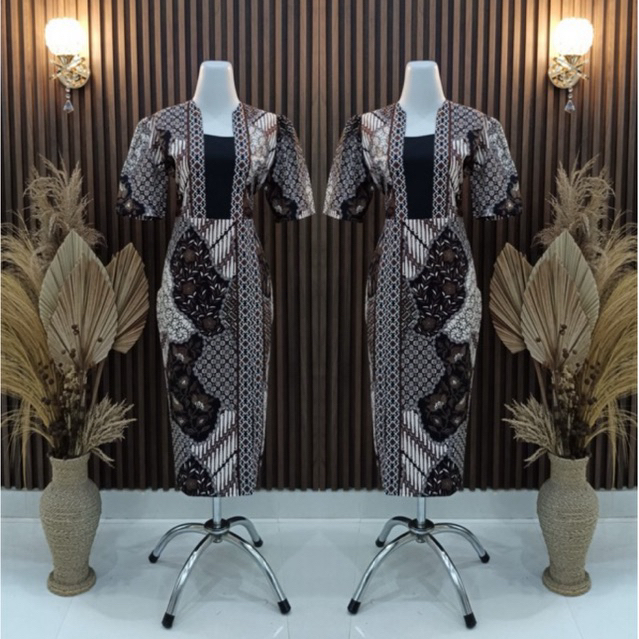 Dress Jolie Batik Strech / Dress batik wanita / Dress kondangan / dress kantor