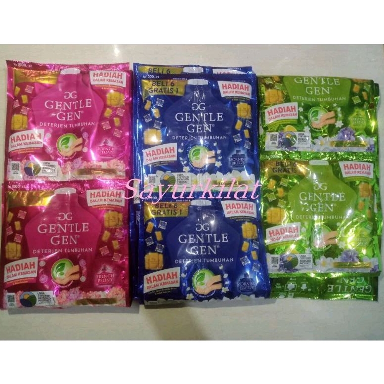Deterjen cair gentle gen / 1 Renceng