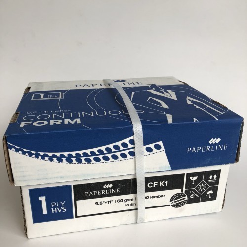 

Promo Continuous Form Kertas Komputer Paperline 9.5 x11 1 ply Rangkap CF K1