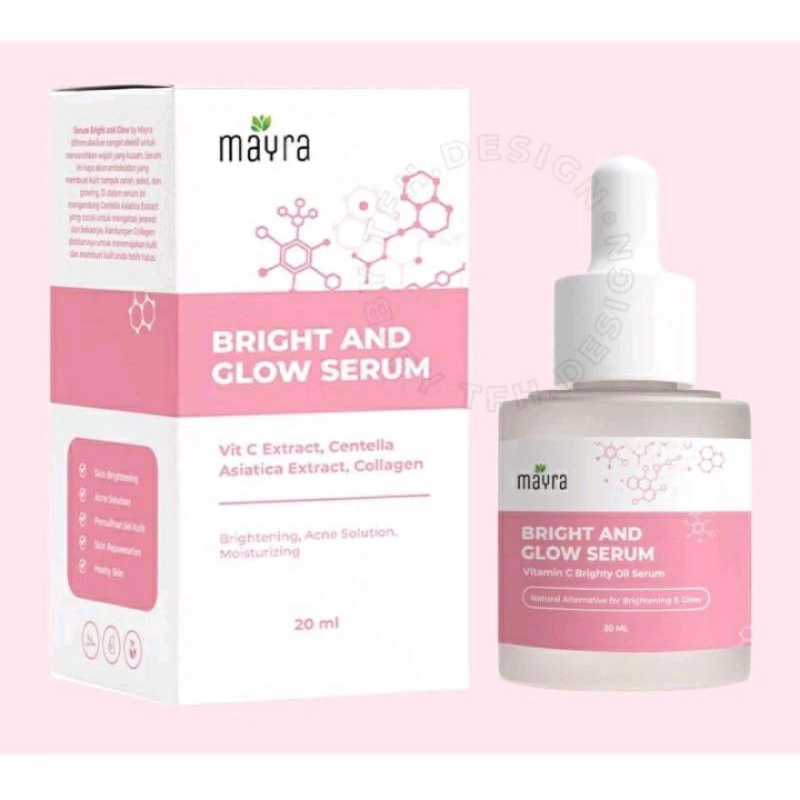 SERUM MAYRA BRIGHT & GLOW SERUM VITAMIN C BY MAYRA MAYRAORGANIK