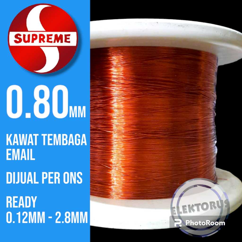 Kawat Tembaga Email 0.80mm SUPREME Per ONS 0.80 mm 0.8mm 0.8 mm