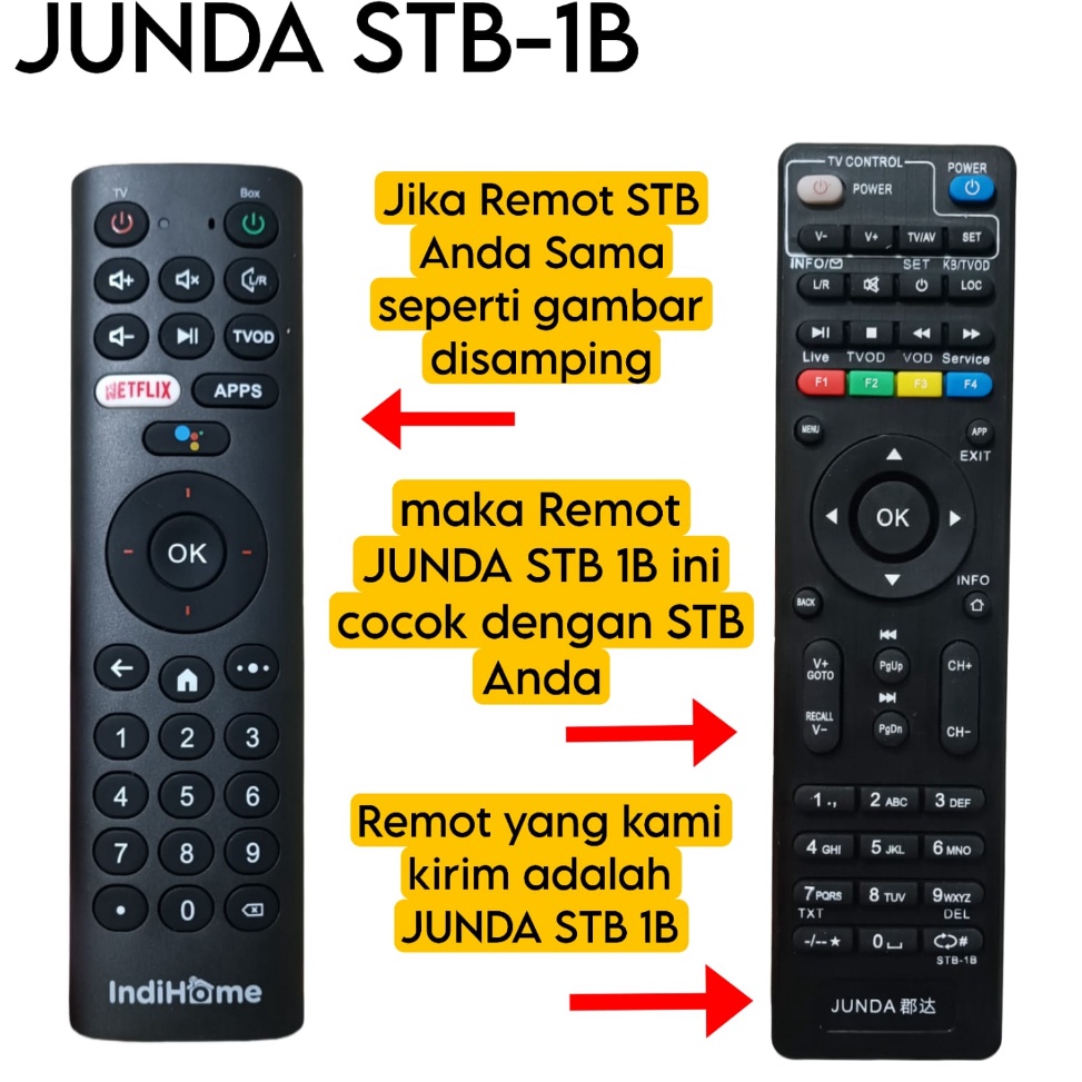 Euq REMOTE MNC PLAY MNC VISION KVISION TRANSVISION FIRST MEDIA VENUS MATRIX INDIHOME FIBERHOME HUAWE
