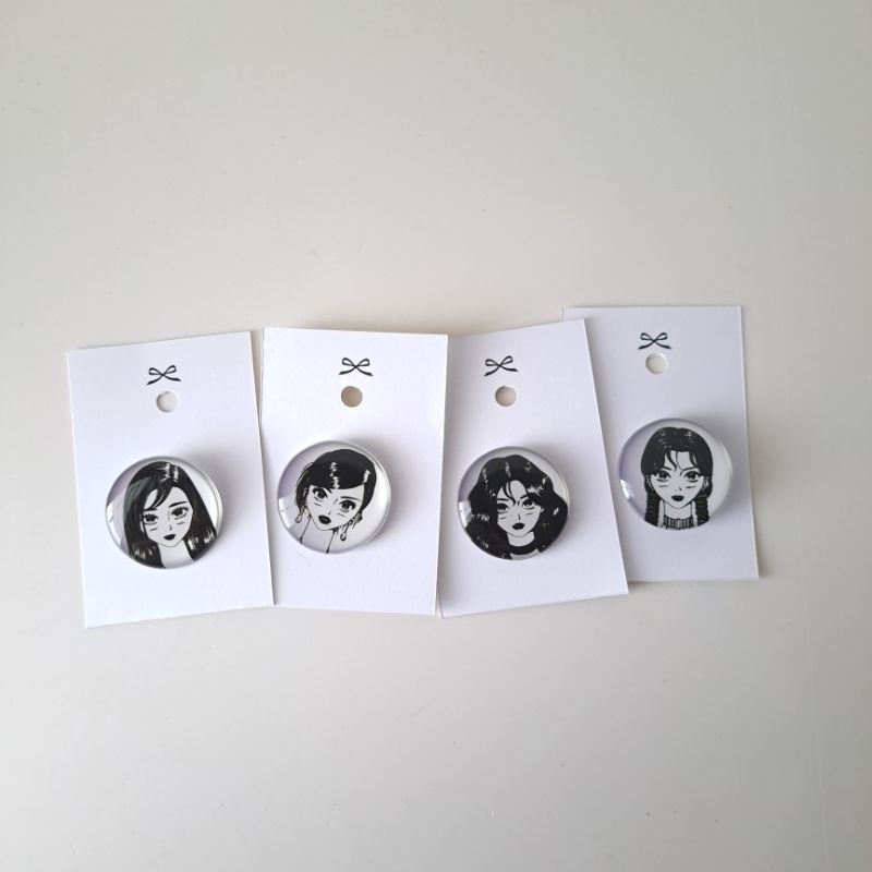 AESPA MINI PIN | Badge Brooch Bros Aluminium Kpop Anime