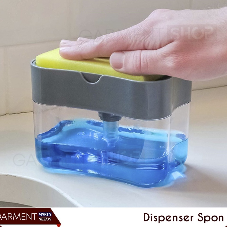 Toko Spesial Soap Pump Sabun Dispenser Spon Tempat Sabun Cuci Piring Holder Spons