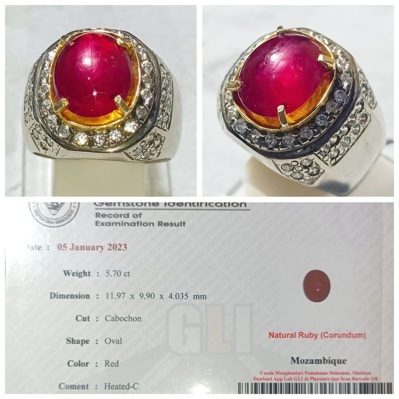 Red Ruby, Warna Cakep, Pure Red, No pinkish