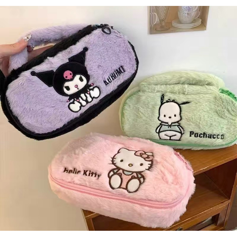 

Jastipbecca kotak pensil kuromi hello kitty pochaco tempat make up kotak make up alat tulis