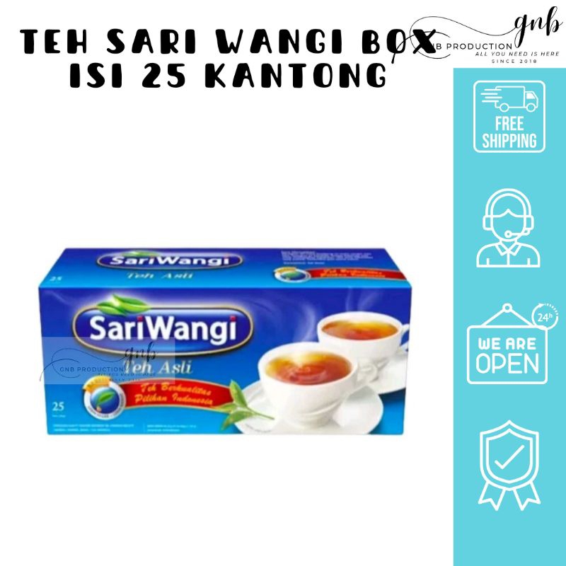 

TEH SARIWANGI BOX ISI 25