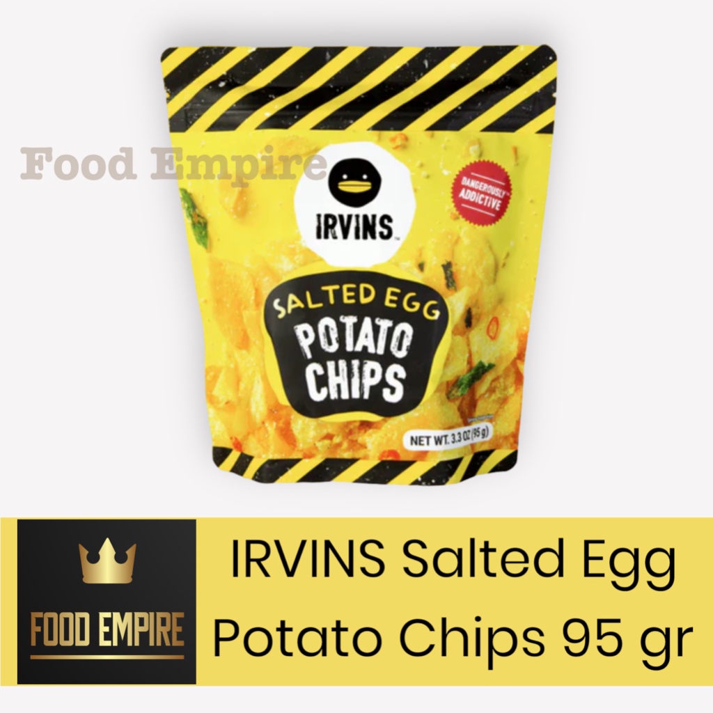 

IRVINS Salted Egg Potato Chips | 95 gram