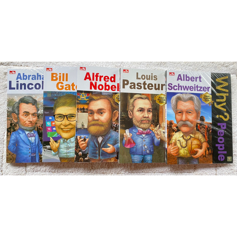 [ORIGINAL] Gramedia : Why Why? People Komik Edukasi Terbaik Tokoh Pengubah Dunia - Abraham Lincoln -