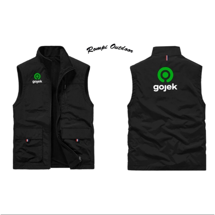Terlaris Rompi Motor Drivver Pria Wanita | Jaket Gojek | Rompi Gojek | Rompi Jaket Driver Gojek