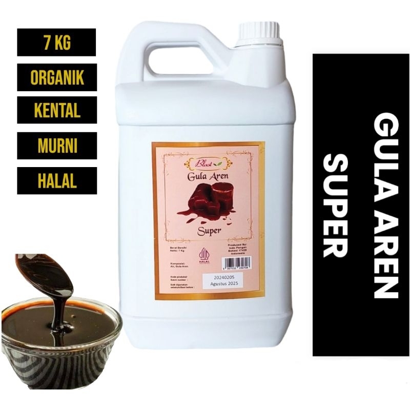 

GULA AREN SUPER 7 KG ( 5 liter ) - Palm Sugar Liquid / Brown Sugar Syrup / Gula Aren Cair