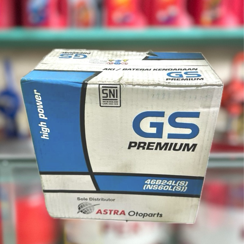 Aki / Accu GS PREMIUM NS60L(S) ASTRA OTOPARTS