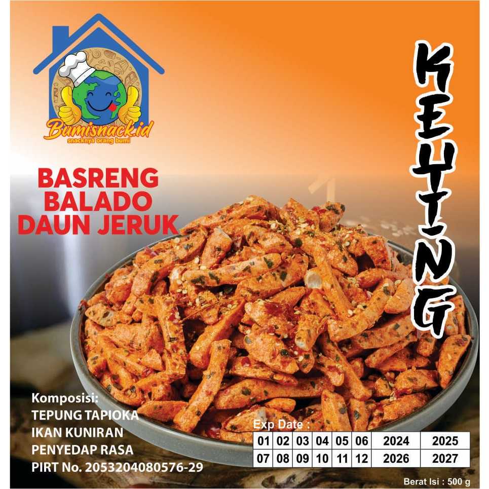 

Basreng Balado Daun Jeruk