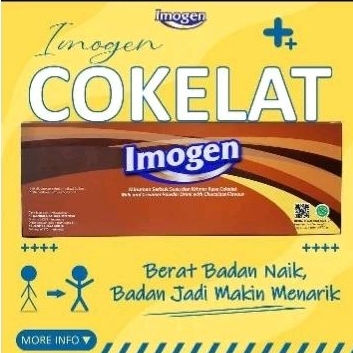 IMOGEN  COKLAT. SUSU PENAMBAH NAFSU MAKAN 100% ORI(ISI 30  SACHET) SUSU UNTUK PENGGEMUK