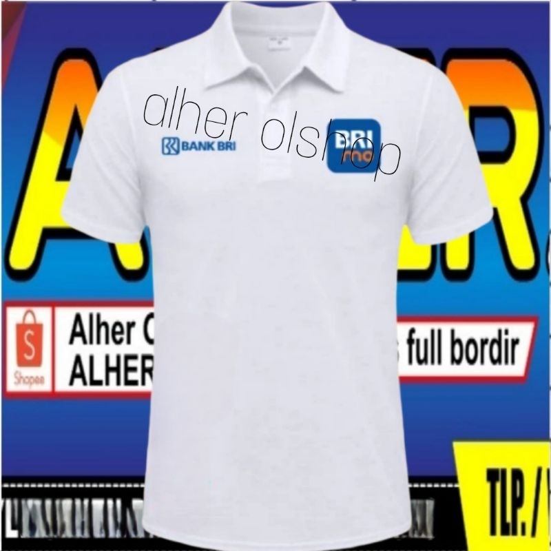 Kaos Bank BRI baju Bank BRI seragam bank BRI kaos polo Bank BRI polo shirt Bank BRI kaos kerah Bank 