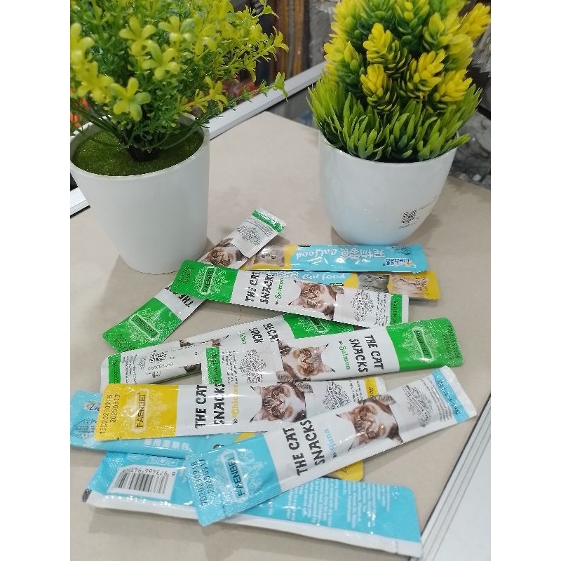 Snack Kucing bergizi 15gr Makanan Kucing Makanan Basah Kucing Wet Food Kucing / Cemilan Kucing Snack