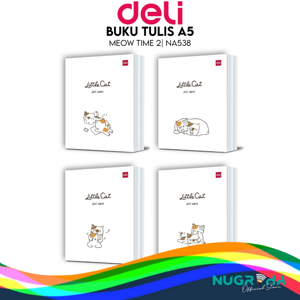 

2024 Buku Tulis Sekolah DELI 38 Lembar – Meow Time 2
