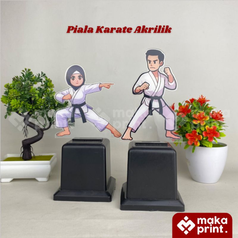 Piala Akrilik (Karate) - Piala Bela Diri - Piala Lomba - Piala Kejuaraan - Hadiah Teman - Plakat Akrilik