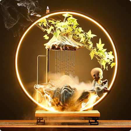 Pembakar Dupa Air Terjun Listrik Pembakar Dupa Asap Tiongkok