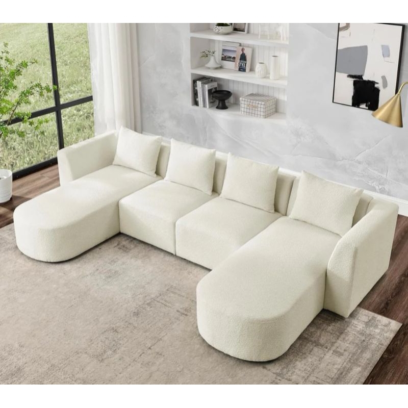 sofa jumbo sofa ruang tamu sofa minimalis sofa L sofa modern terbaru 2024