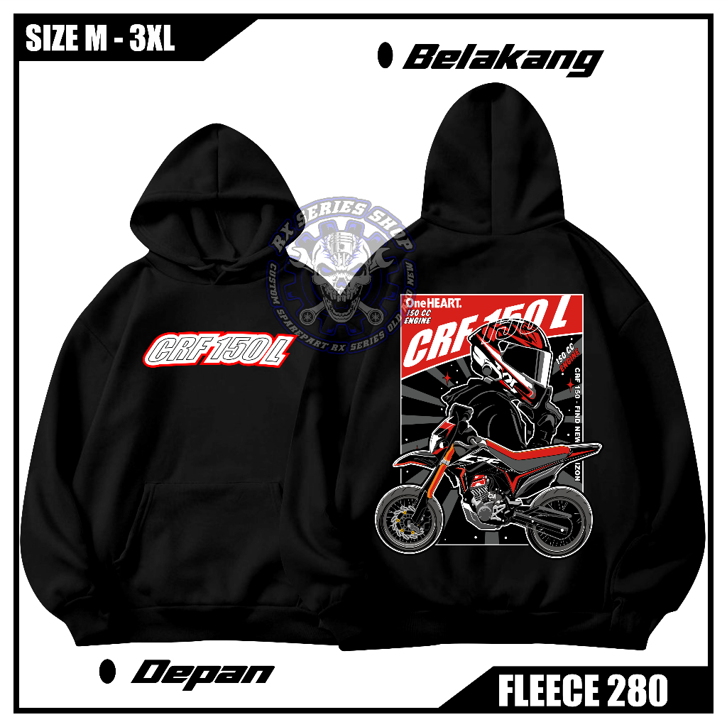 HOODIE MOTOR CRF HOODIE HONDA CRF HOODIE SUPERMOTO