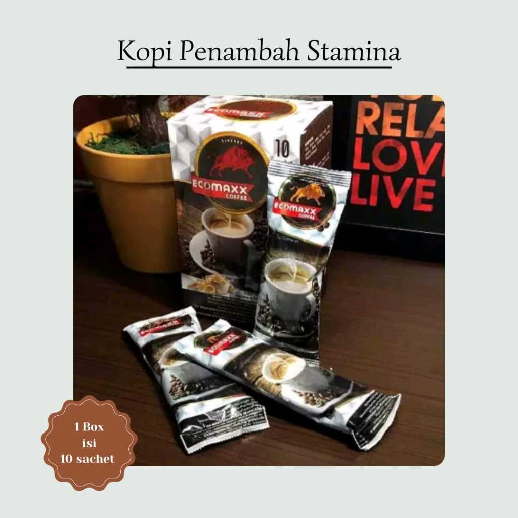 

KOPI Penambah stamina tubuh - meningkatkan stamina pria - 1 Box isi 10 Sachet