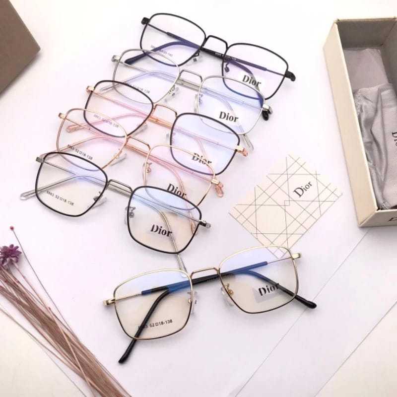 Kacamata Wanita kacamata photocromic kacamata Minus cewek kacamata kotak besi kacamata+lensa Antirad