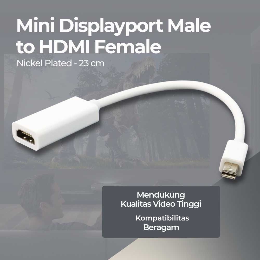 CONVERTER MINI DISPLAY PORT TO HDMI / MINI DP TO HDMI
