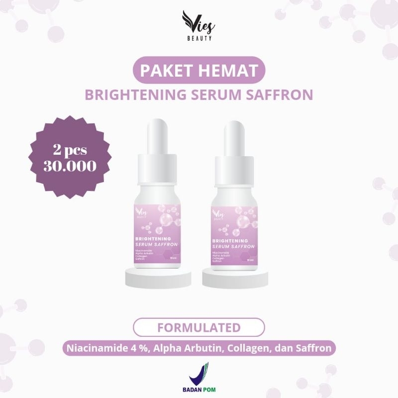 Serum Saffron BPOM 2 PCS / Serum Glowing