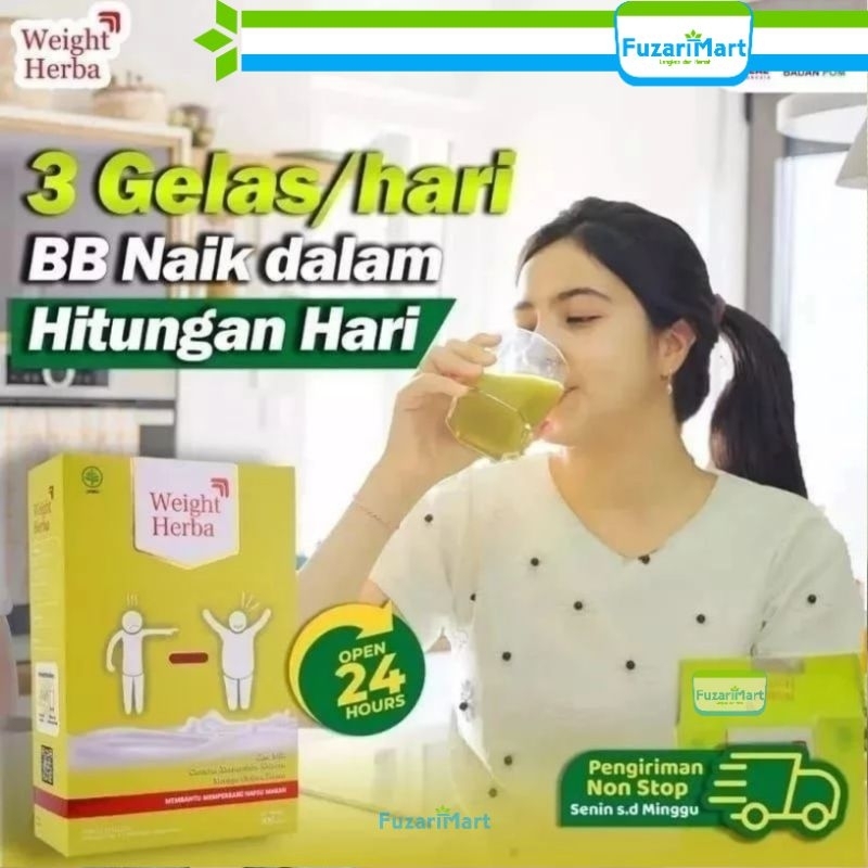 

Weight Herba 3x Lebih Cepat Naikan Berat Badan - Susu Kambing Etawa Penambah Berat Badan & Kesehatan Pencernaan Tanpa Olahraga Tingkatkan Nafsu Makan Penambah Protein dalam Tubuh Isi 200gr