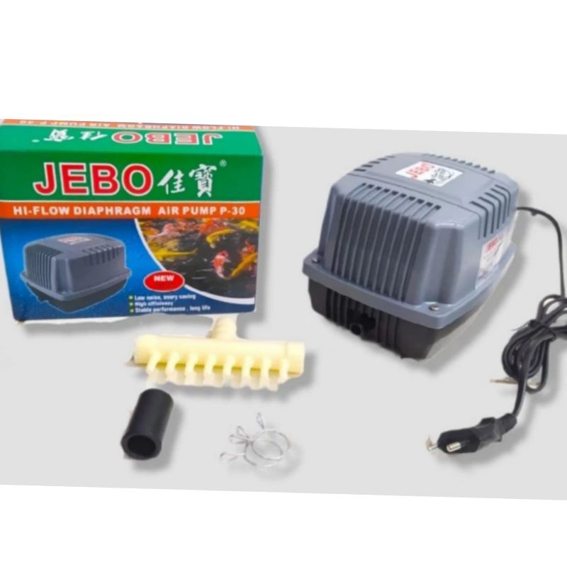 JEBO P-30 P30 pompa udara gelembung udara kolam ikan air pump aquarium / Blower kolam ikan