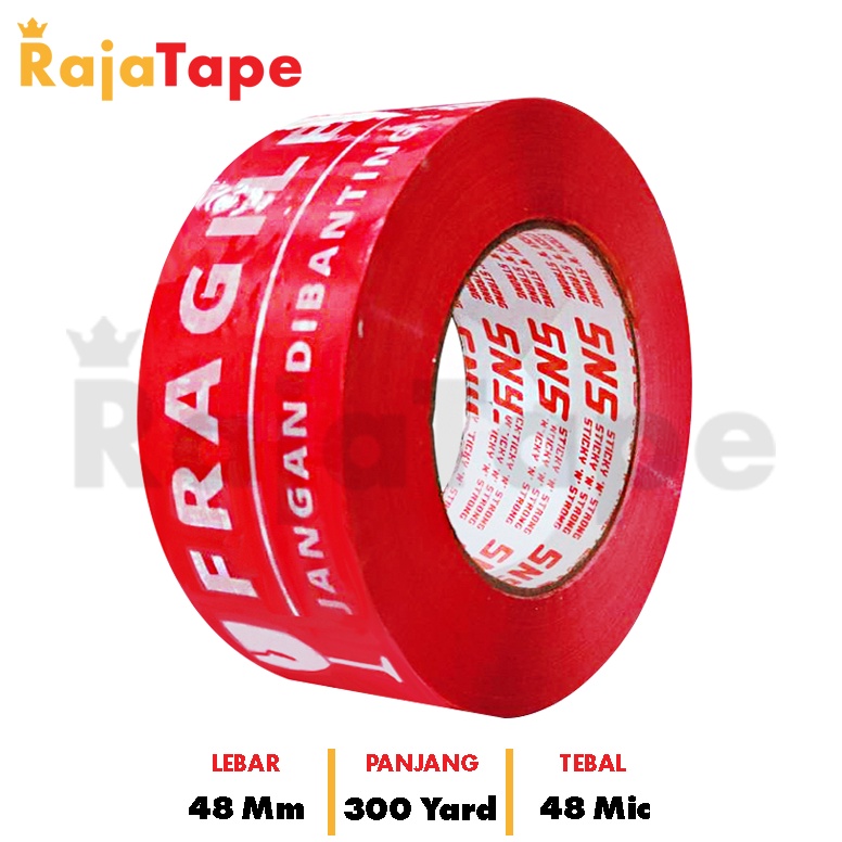 

Ready Stock Lakban Fragile 3 Yard x 48 Mm x 48 Mic Sticky N Strong SNS D87