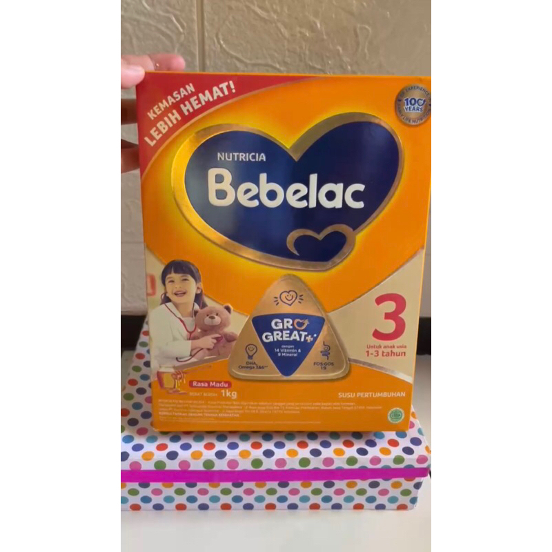 Susu Bebelac 3 1kg Madu dan Vanilla