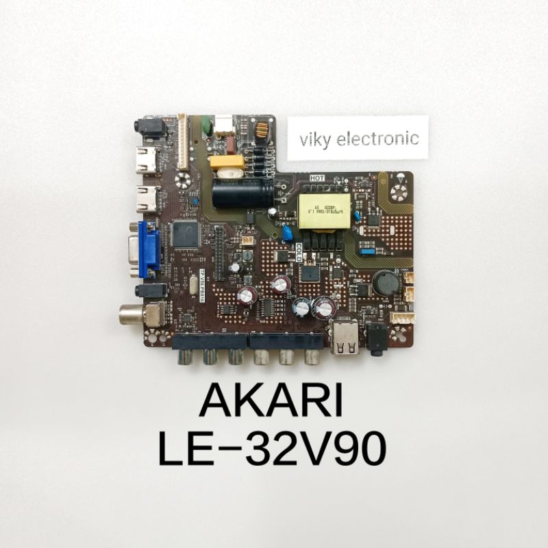 AKARI LE-32V90 mesin tv mb modul mobo mainboard tv AKARI LE-32V90