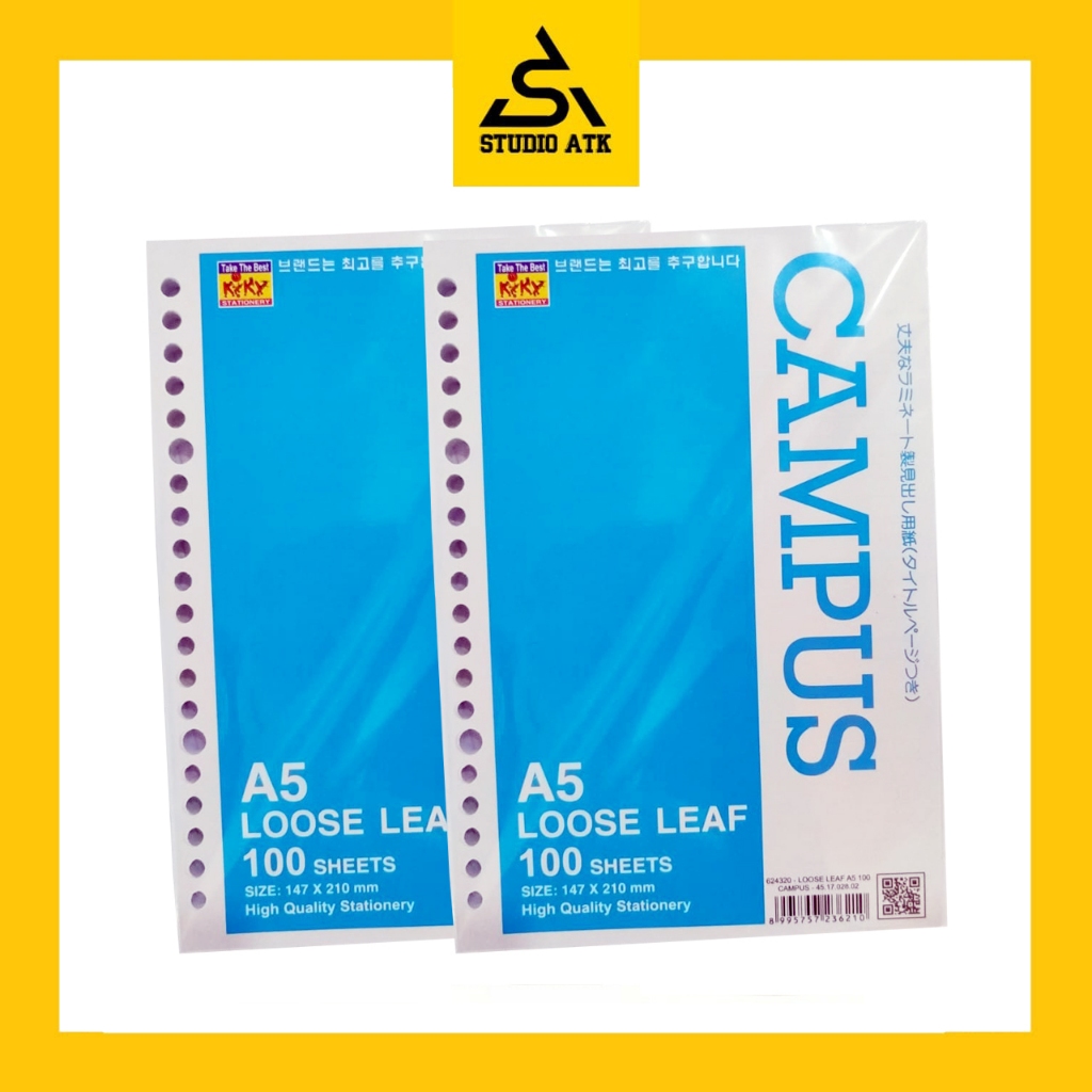 

Loose Leaf kiky A5 100lbr Polos