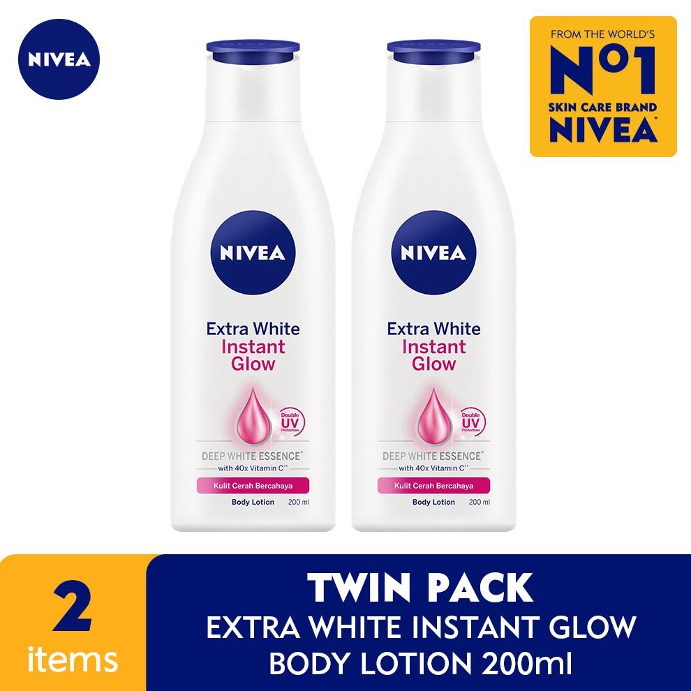 ART K77S NIVEA Body Care Body Lotion Instant Glow 2mL Twinpack