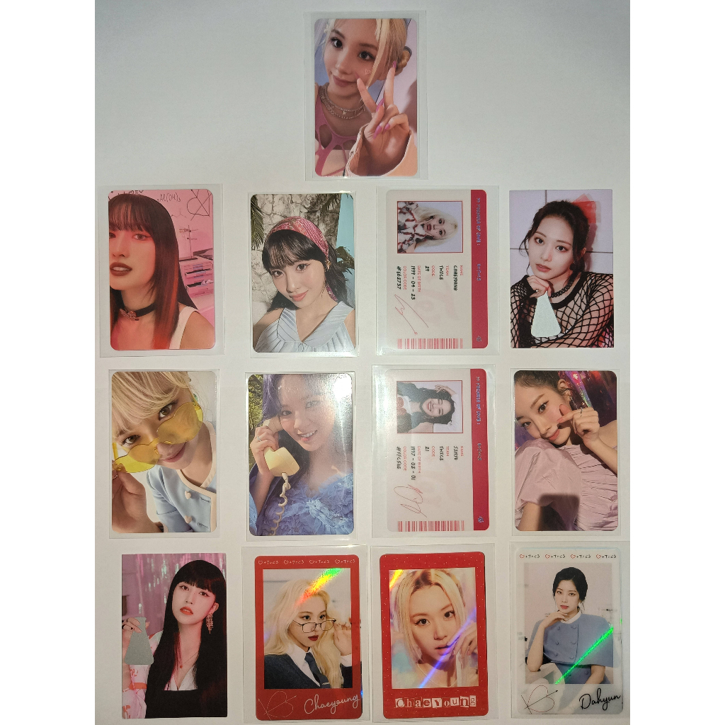Official Twice Photocard Taste of Love, Formula of Love, Between 1&2 Jeongyeon Momo Jihyo Mina Dahyu
